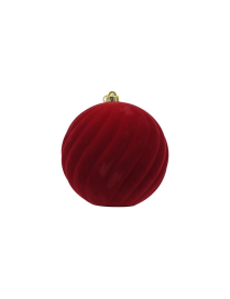 25cm BORDEAUX VELVET SPHERE