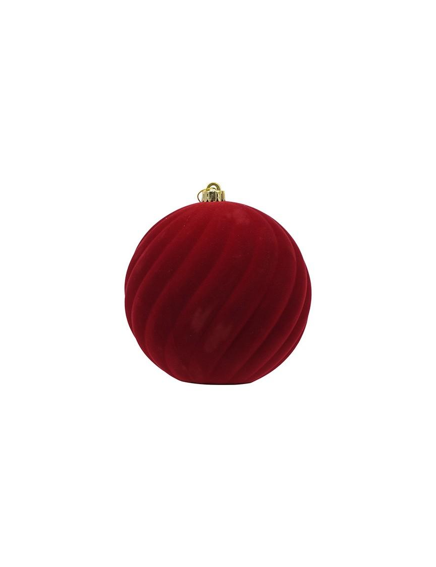 25cm BORDEAUX VELVET SPHERE