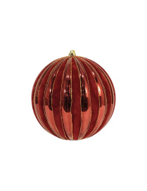 30cm SQUARE SPHERE WITH BURGUNDY VELVET