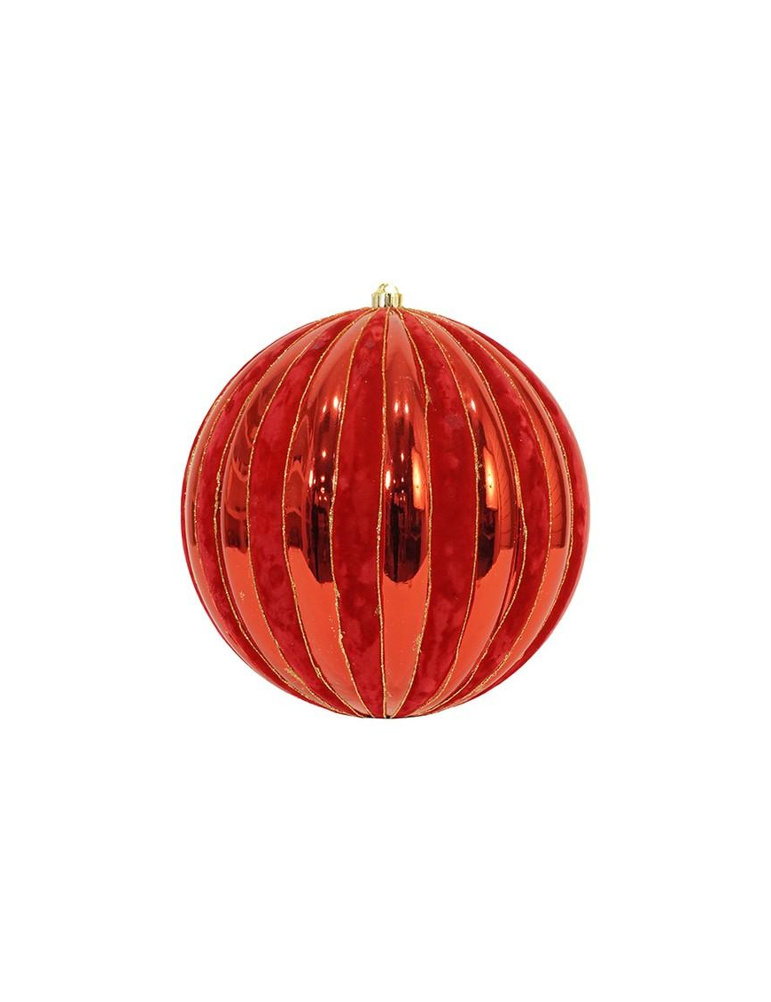 30cm SQUARE SPHERE WITH RED VELVET