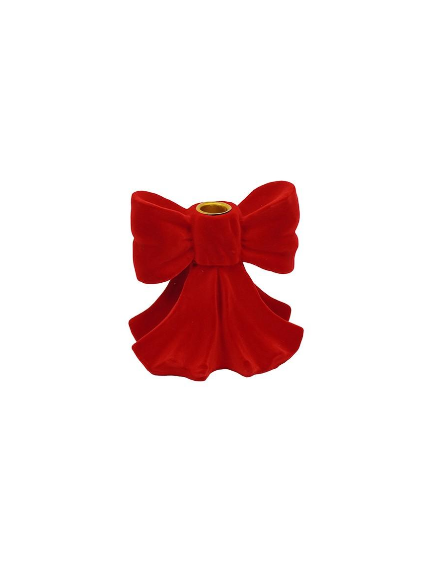 PORTACANDELA VELL. ROSSO FIOCCO 10x8x10