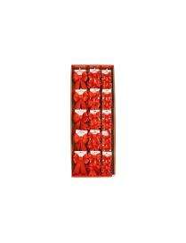 COCCARDA NATALIZIA D.A ROSSO 3 MISURE