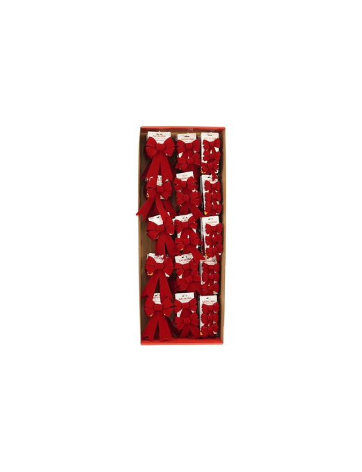 COCCARDA NATALIZIA D.D. ROSSO 3 MISURE