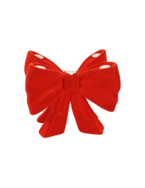 PORTACANDELA VELL. ROSSO FIOCCO 19cm