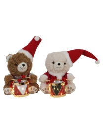 ORSO PELUCHE C/TAMBURO 35cm
