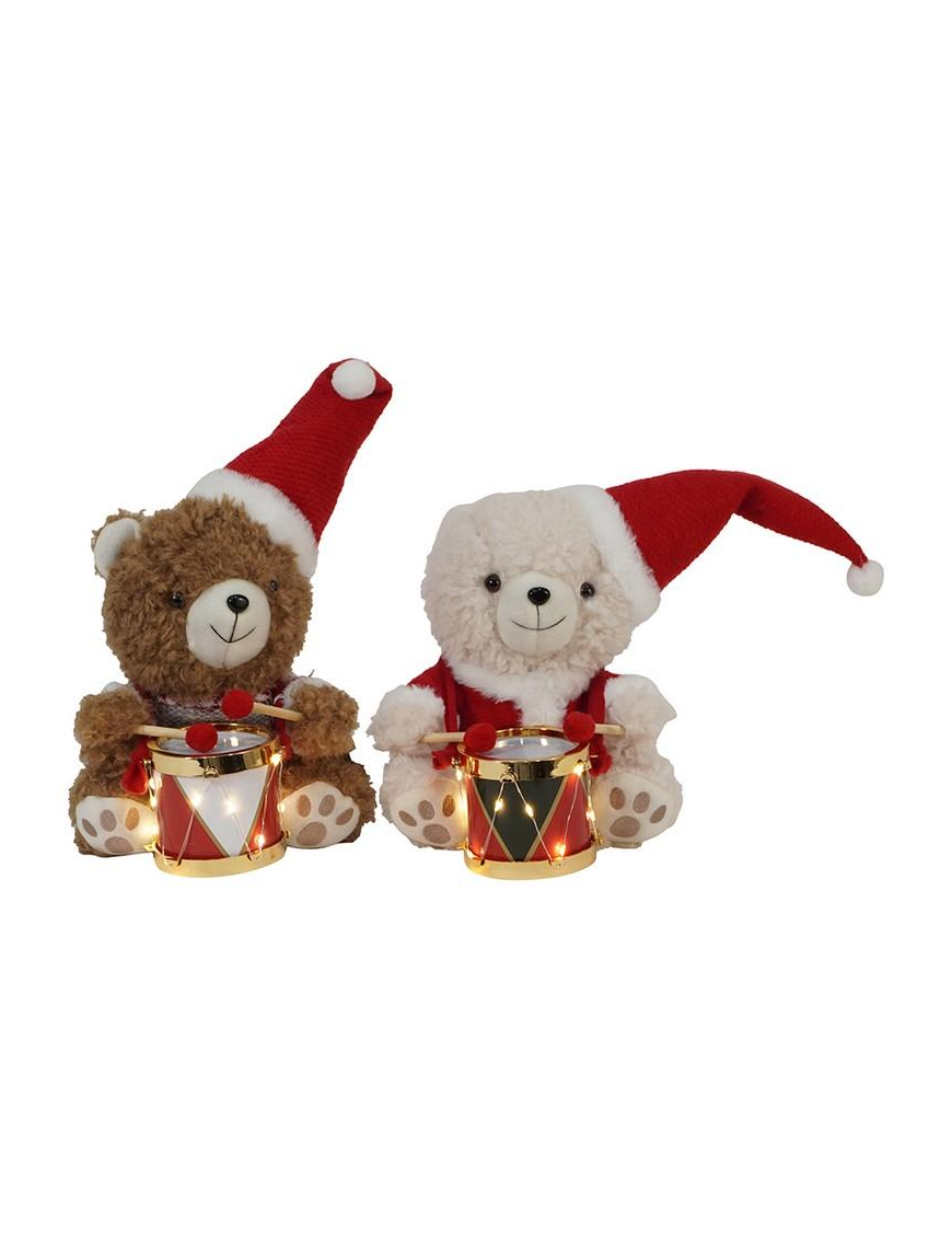 ORSO PELUCHE C/TAMBURO 35cm