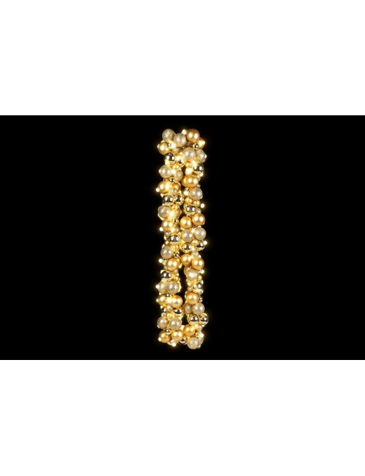 FESTONE 142 SFERE C/LED ORO 9,5x180cm