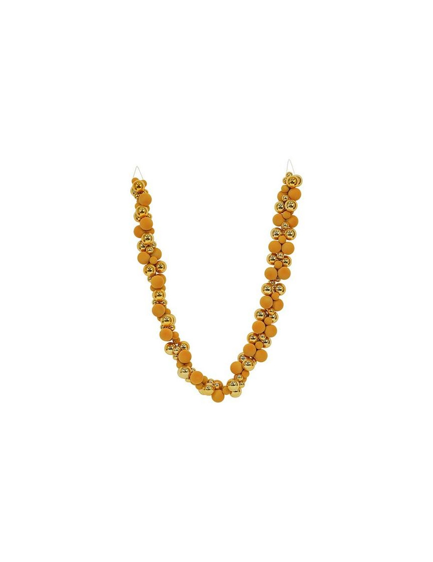 FESTONE 142 SFERE LUC/VELL.ORO 9,5x180cm