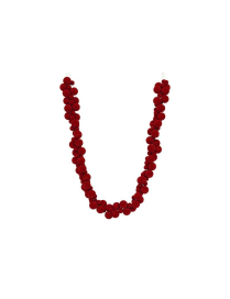 FESTONE 142 SFERE VELL.ROSSO 9,5x180cm