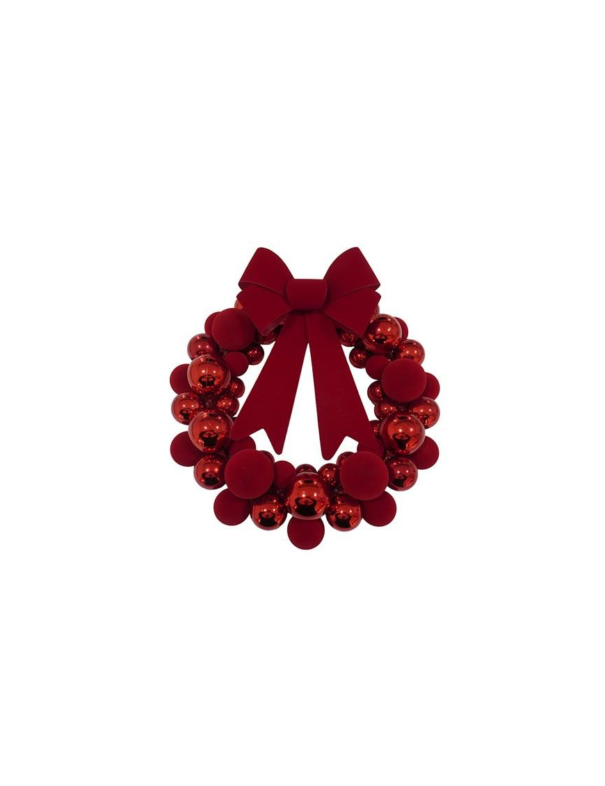 DIETROPORTA SFERE LUC/VELL ROSSO 35cm