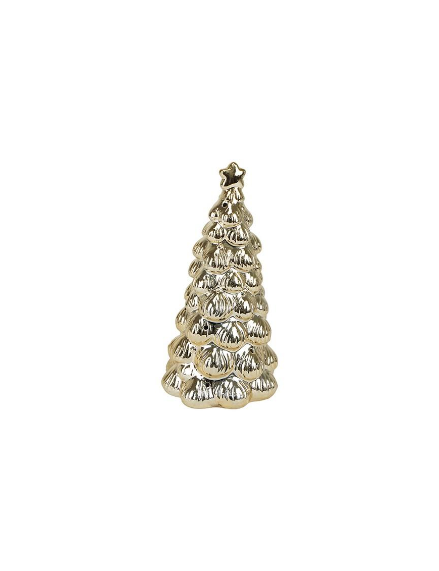 ALBERO PORCELLANA C/LED 9x17cm