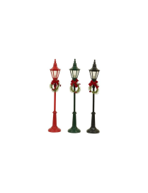 LAMPIONE ROSSO/VERDE 10x61cm
