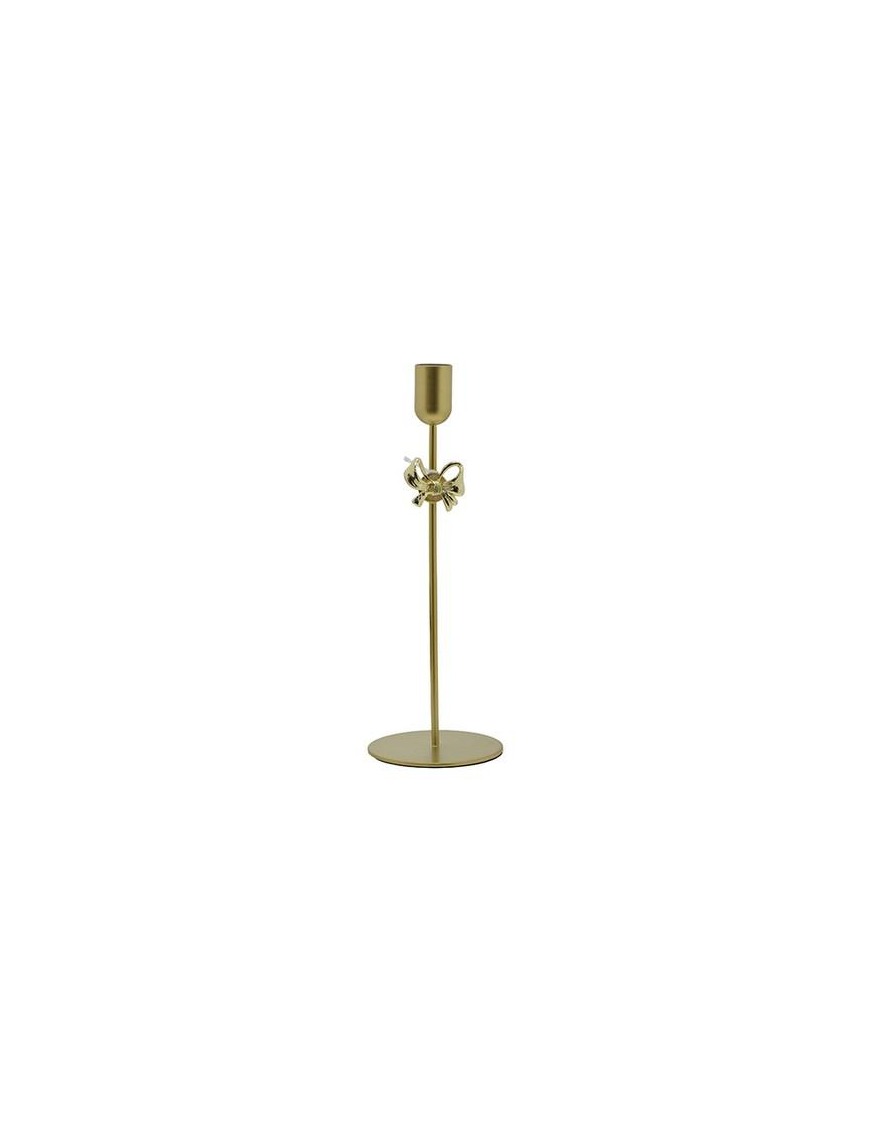 CANDELABRO ORO 1P 8,7x25cm