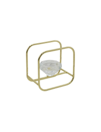M.2504 PORTACANDELA 11x7x11cm ORO
