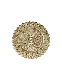 SOTTOPIATTO MET. ORO DECORATO 33cm