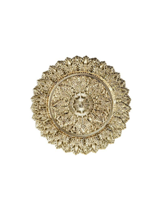 SOTTOPIATTO MET. ORO DECORATO 33cm