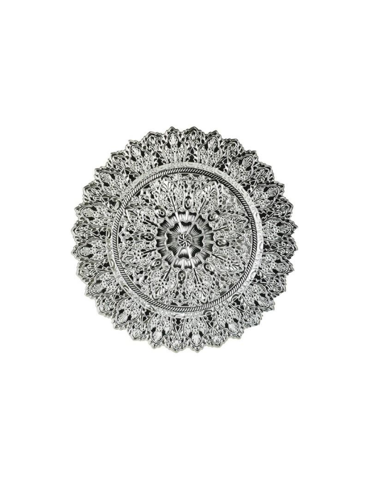 SOTTOPIATTO MET. ARGENTO DECORATO 33cm