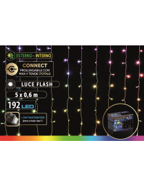 MULTICOLOR LED EST. TENDA 5x0,6mt CONNEC
