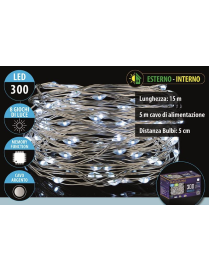 BIANCO MICROLED CAVO ARG. 300 15+5mt