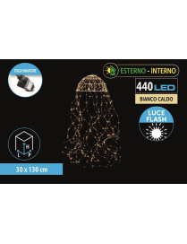 CLASSIC JELLY FISH 440LED FLASH 30x130cm