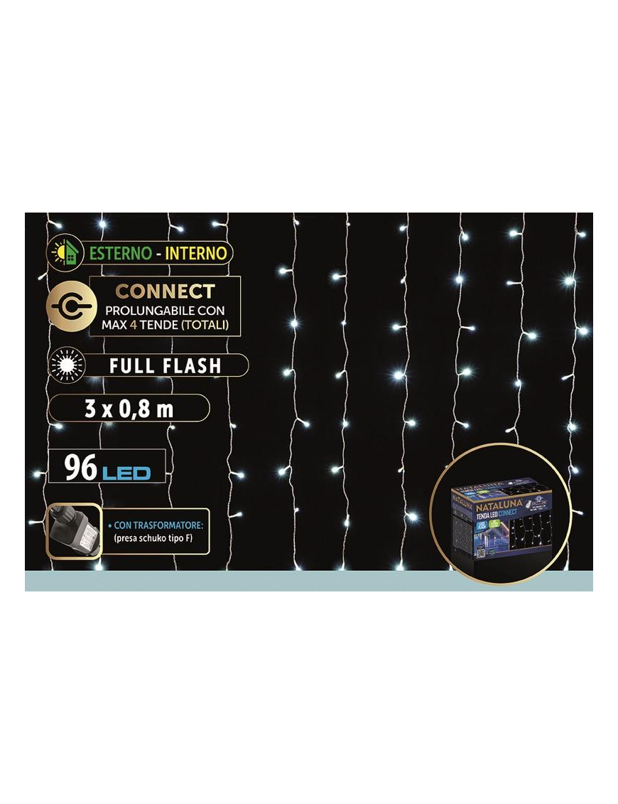 BIANCO LED EST. TENDA  3x0,8mt CONNECT