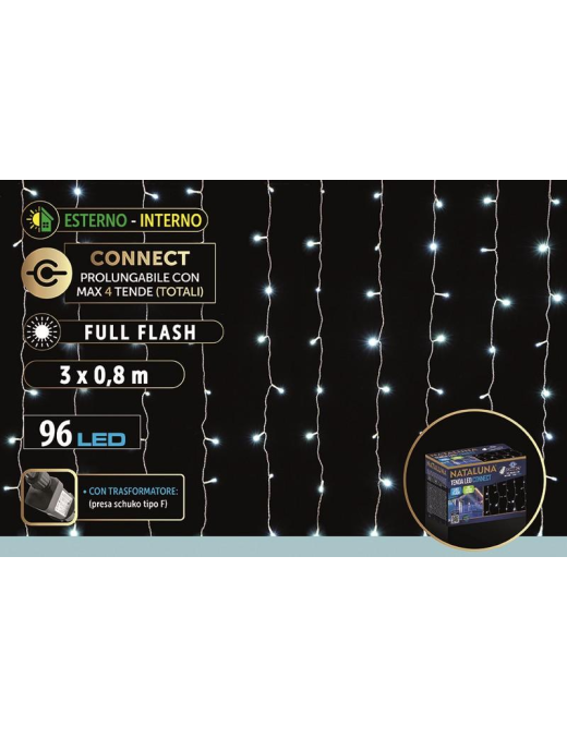 BIANCO LED EST. TENDA  3x0,8mt CONNECT