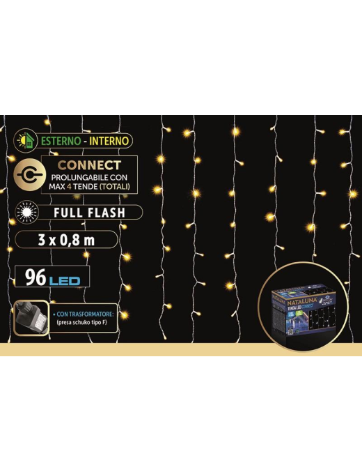CLASSIC LED EST. TENDA  3x0,8mt CONNECT