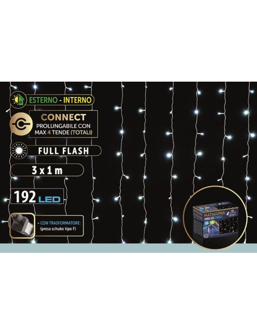 BIANCO LED EST. TENDA  3x1mt CONNECT