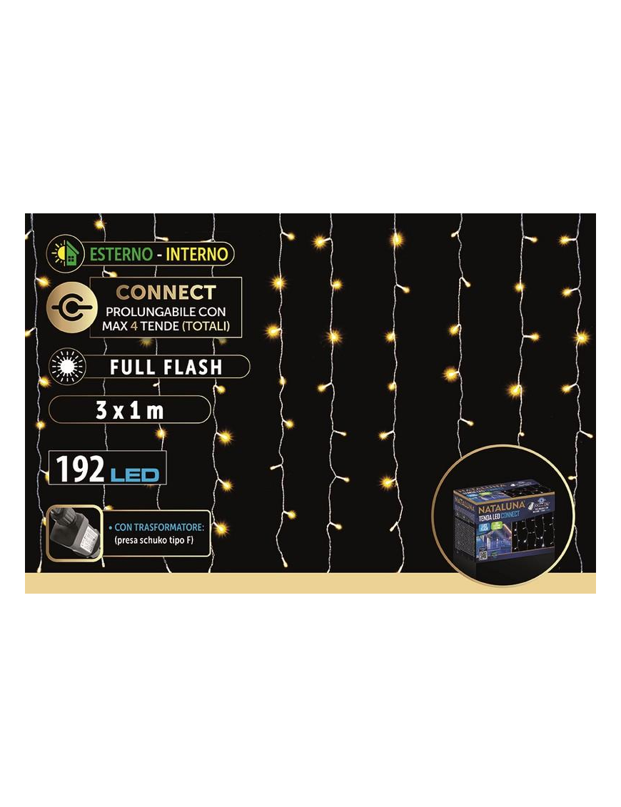 CLASSIC LED EST. TENDA  3x1mt CONNECT