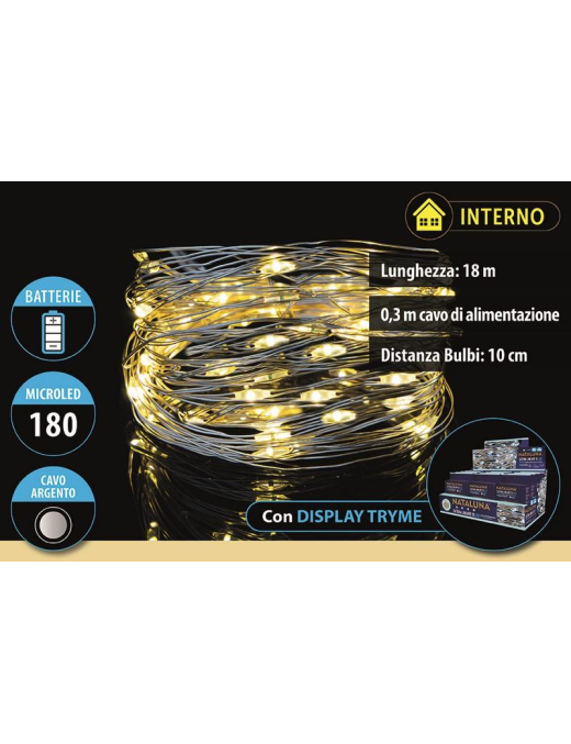 CLASSIC   180MICROLED A BATT. 18mt U.INT