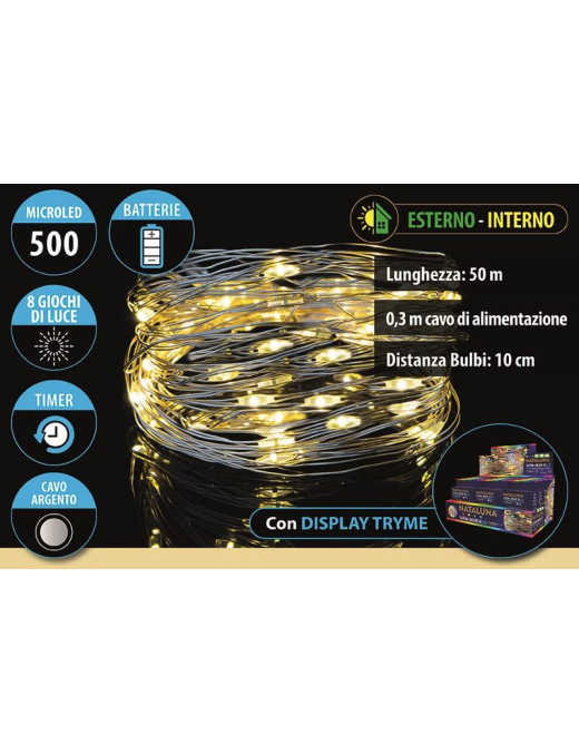 CLASSIC  500MICROLED A BATT. 50mt U.EST