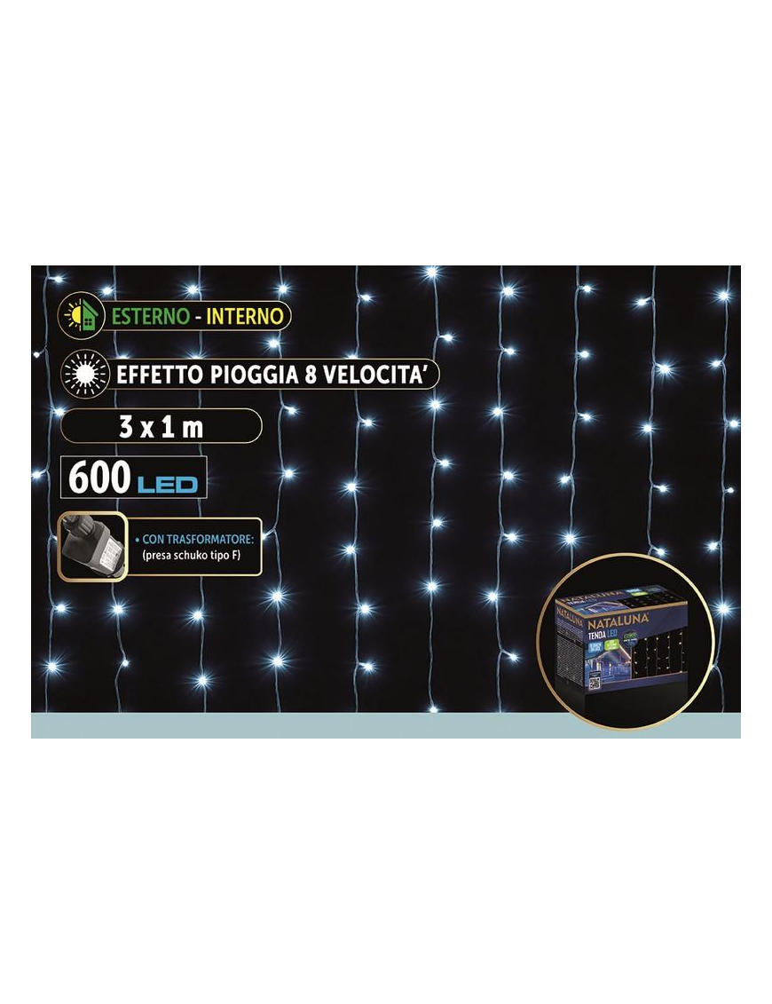 BIANCO TENDA EFF.PIOGGIA 3x1mt 600L