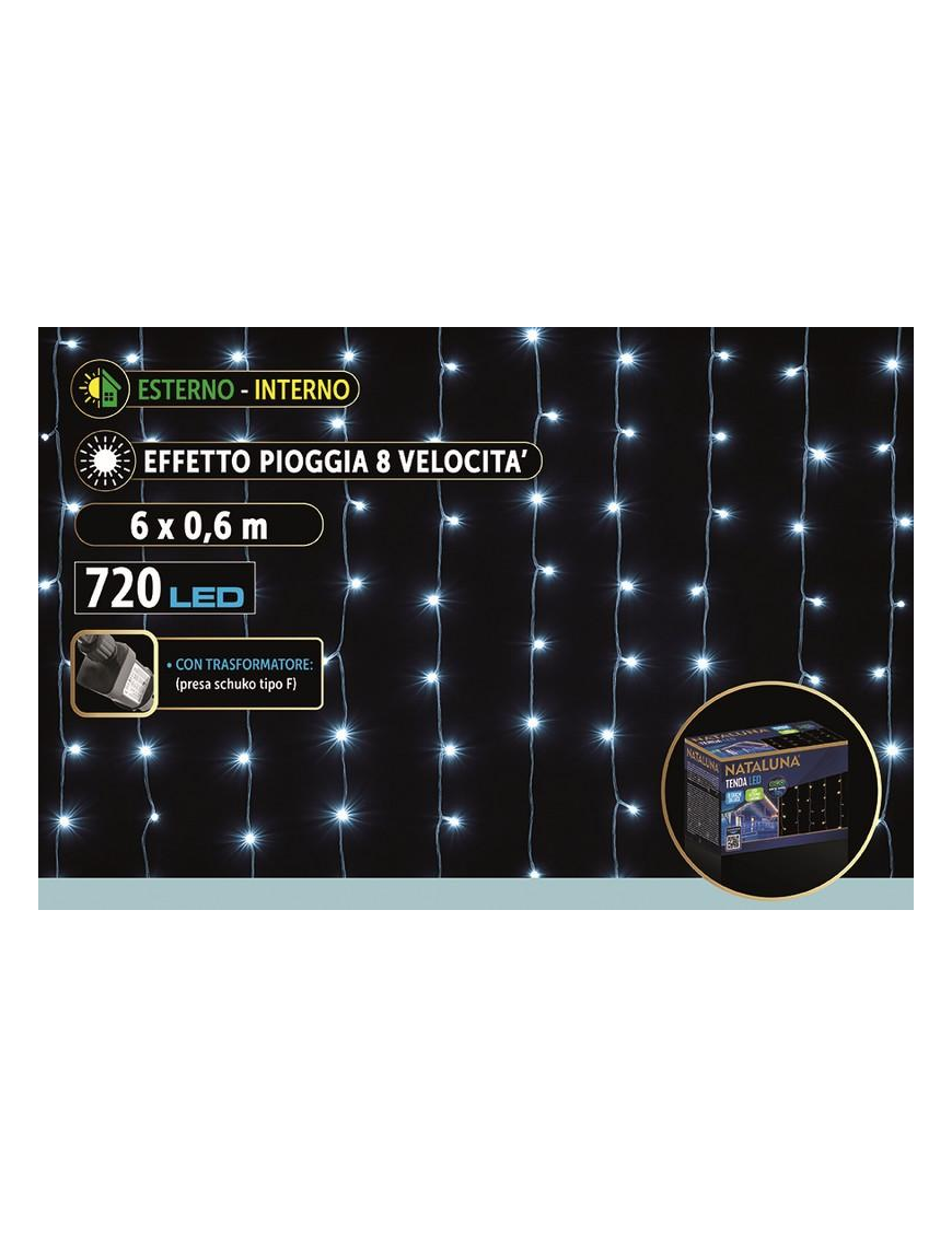 BIANCO TENDA EFF.PIOGGIA 6x0,6mt 720L