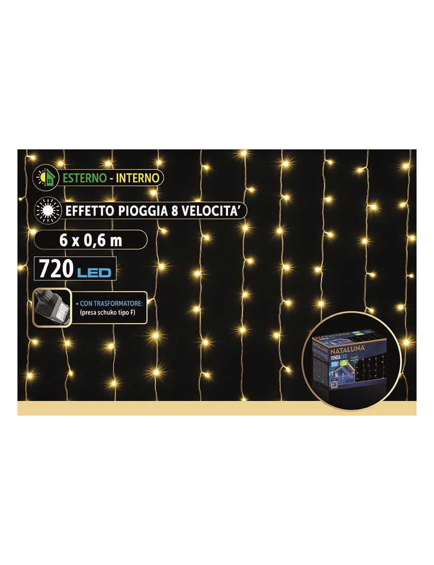 CLASSIC TENDA EFF.PIOGGIA 6x0,6mt 720L