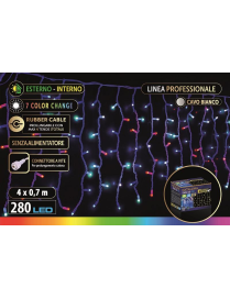 MULTICOLOR LED EST. TENDA  4x0,7mt CONNE