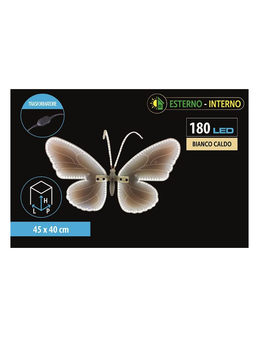 CLASSIC FARFALLA 180LED 45x40cm