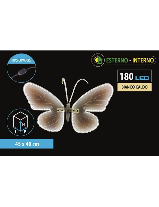 CLASSIC FARFALLA 180LED 45x40cm