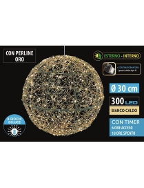 CLASSIC MET. SFERA 30cm 300 LUCI