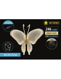 CLASSIC FARFALLA 246LED 30x43x32 C/MOVIM