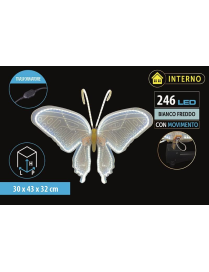 BIANCO FARFALLA 246LED 30x43x32 C/MOVIM