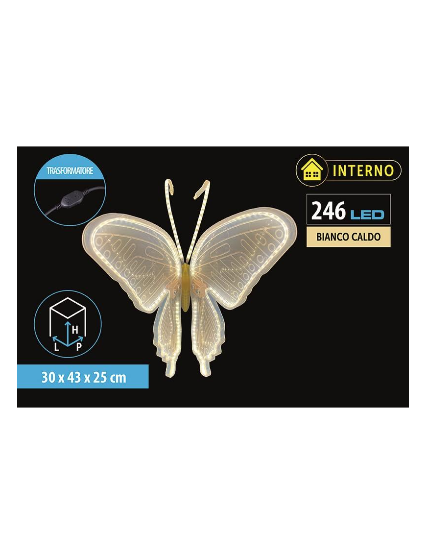 CLASSIC FARFALLA 246LED 30x43x25cm