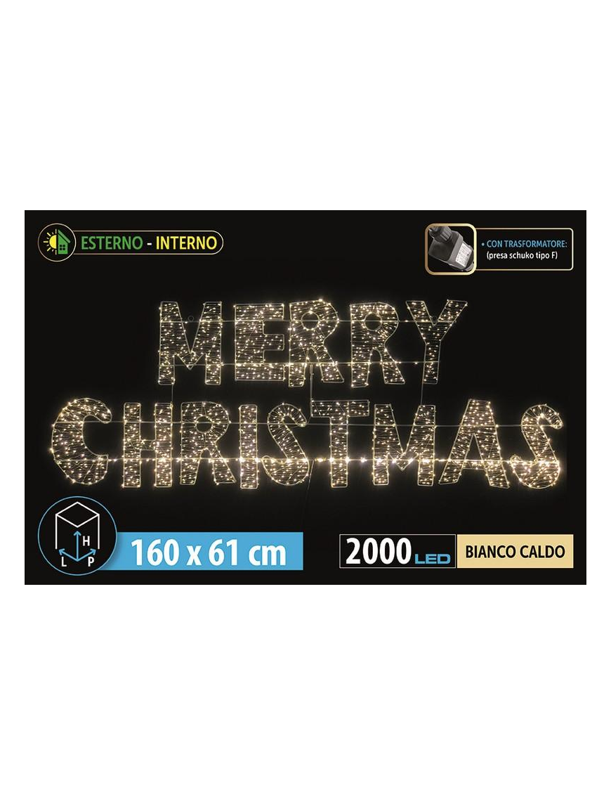 CLASSIC MERRY CHRISTMAS 160x61cm 2000 LU