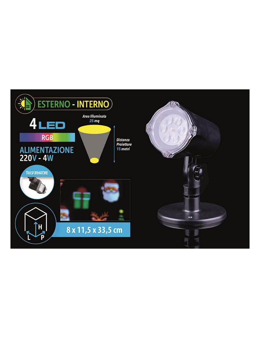 PROIETTORE DA ESTERNO 4x1W IP65 5166439