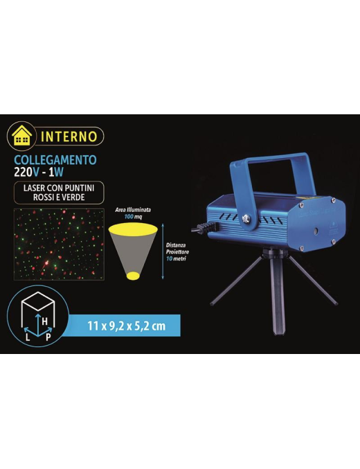 PROIETTORE LASER INTERNO 6112077