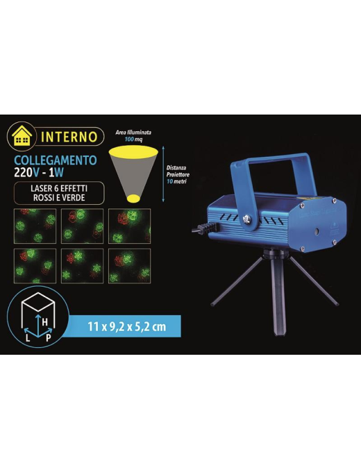 PROIETTORE LASER INTERNO 6112078