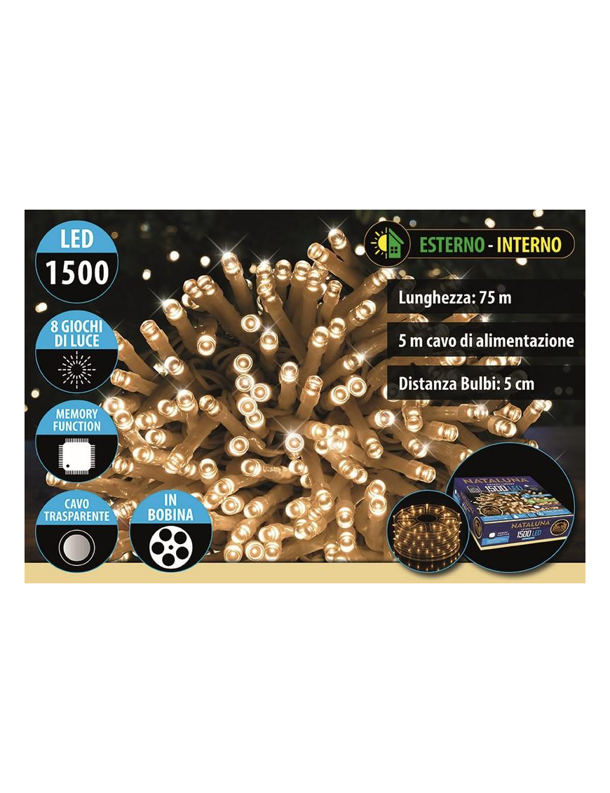 CLASSIC CAVO T. 1500LED U.EST 75+5mt