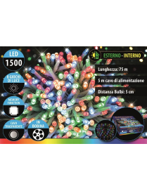MULTICOLOR CAVO T. 1500LED U.EST 75+5mt