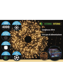 CLASSIC CAVO V. CLUSTER 4000LED 80+5mt