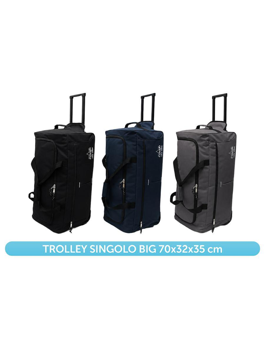 L.TRAVEL TROLLEY 3COL. 70x32x35cm 681404