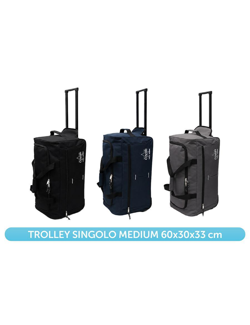 L.TRAVEL TROLLEY 3COL. 60x30x33cm 681404